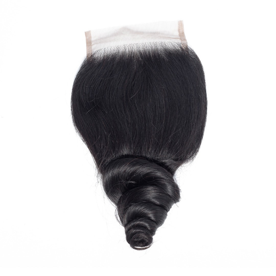 5x5 Boss Loose Deep wave Brazilian Closure